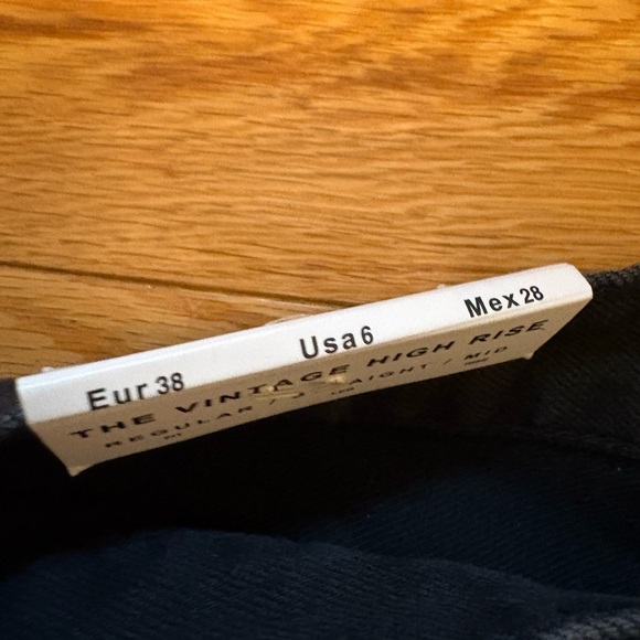 Zara Black Flare Jeans with Fringe Hem - Picture 3 of 5